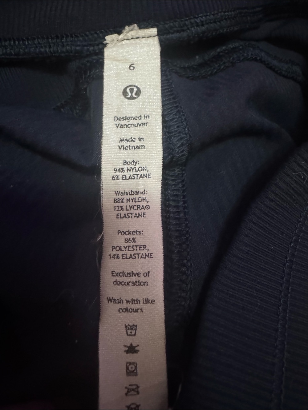 Lululemon Dance Studio Joggers 28” Navy Size 6 - Picture 3 of 4